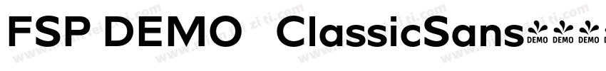 FSP DEMO   ClassicSans字体转换